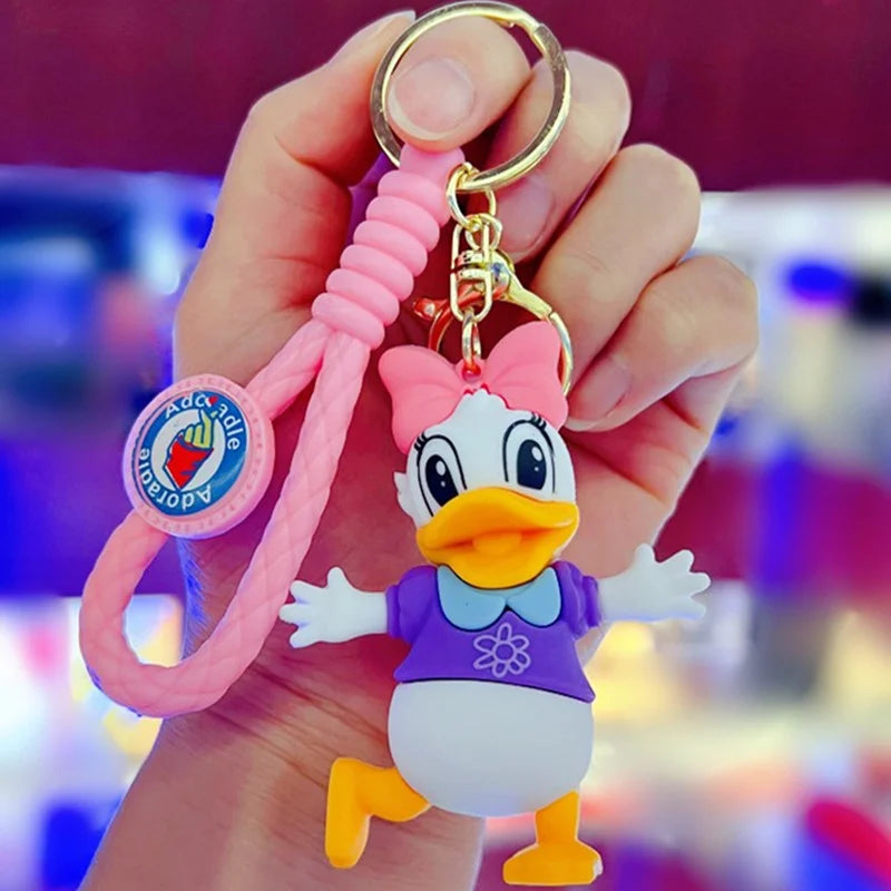 Disney Stitch Keychain 5-Pack - Cute Lilo & Stitch Keyrings, Durable Anime Keychains for Women Men Kids, Multi-Color Gift Set