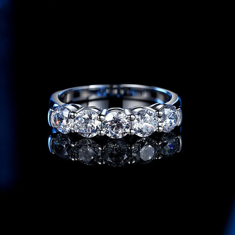 Couple's S925 Silve Diamond Ring